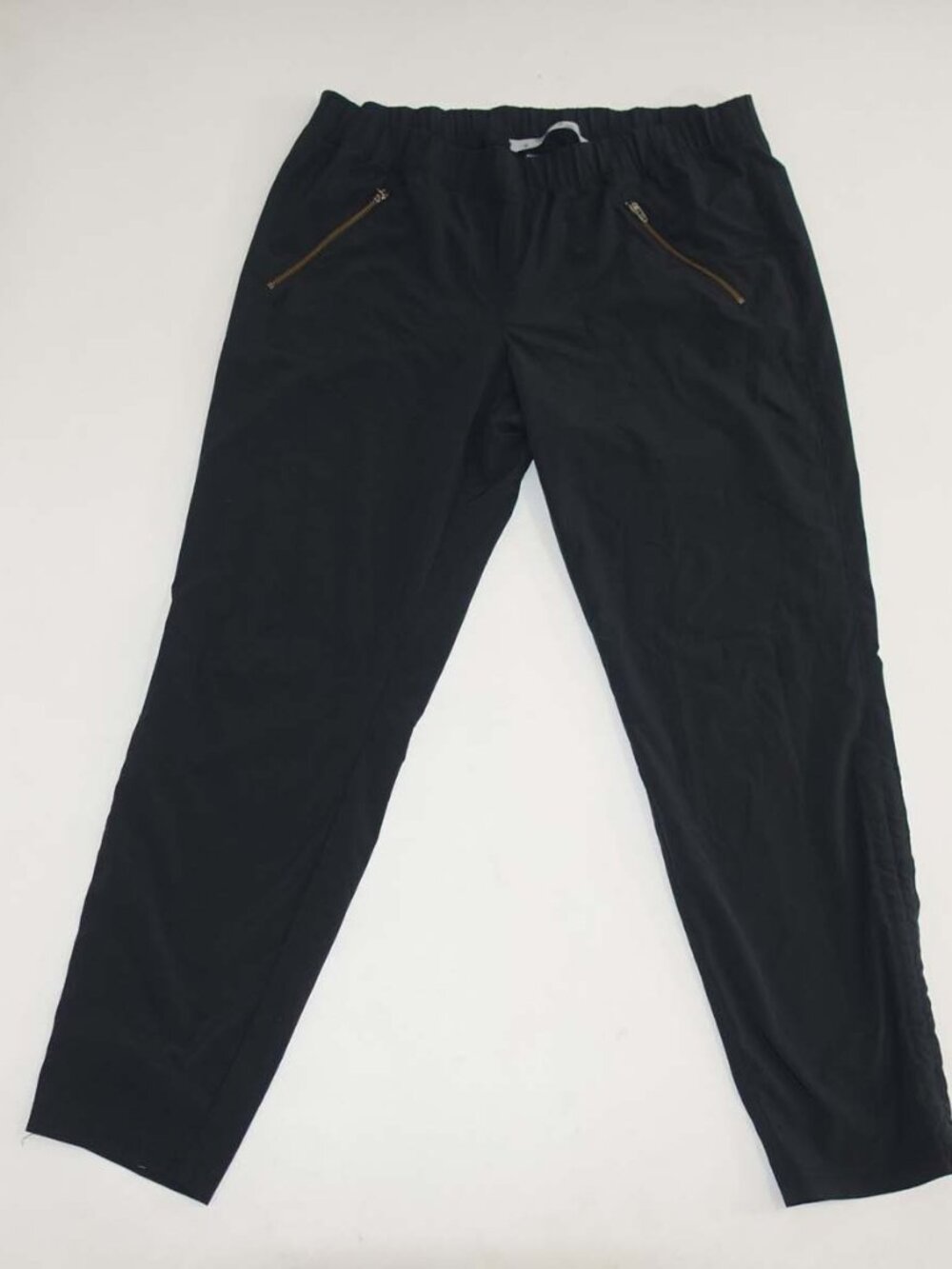 Athleta Women's Aspire Ankle Athletic Pants Size 10 Black Pull On Stretch 983350